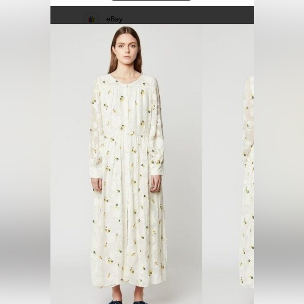 Anthropologie/ Sister Paul & Joe Lacrima Maxi Jacquard Embroidered Floral size 6